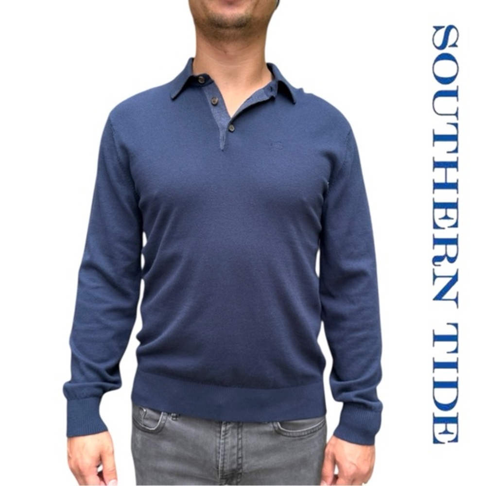 Southern Tide Cotton pullover sweater blue NWT size S